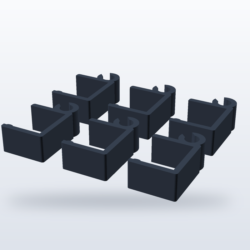 Desk-Edge Cable Clips (6-pack)