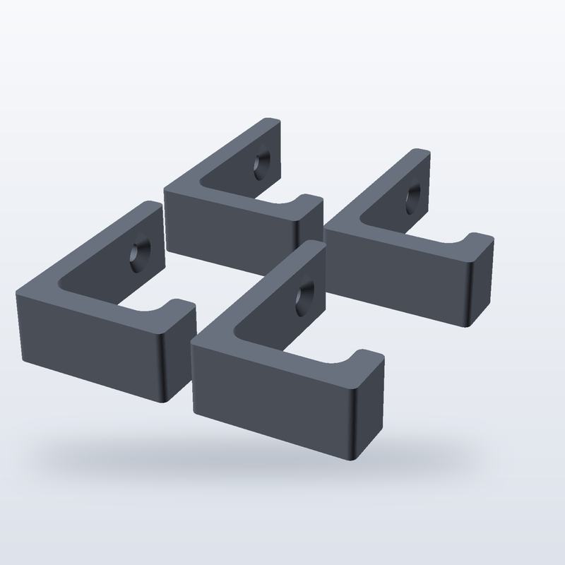 Utility Wall Hooks (4-pack)